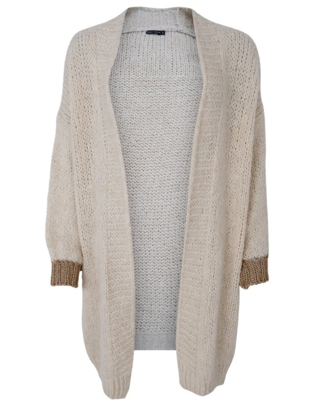 BC LISSIE KNIT CARDIGAN - OFF WHITE