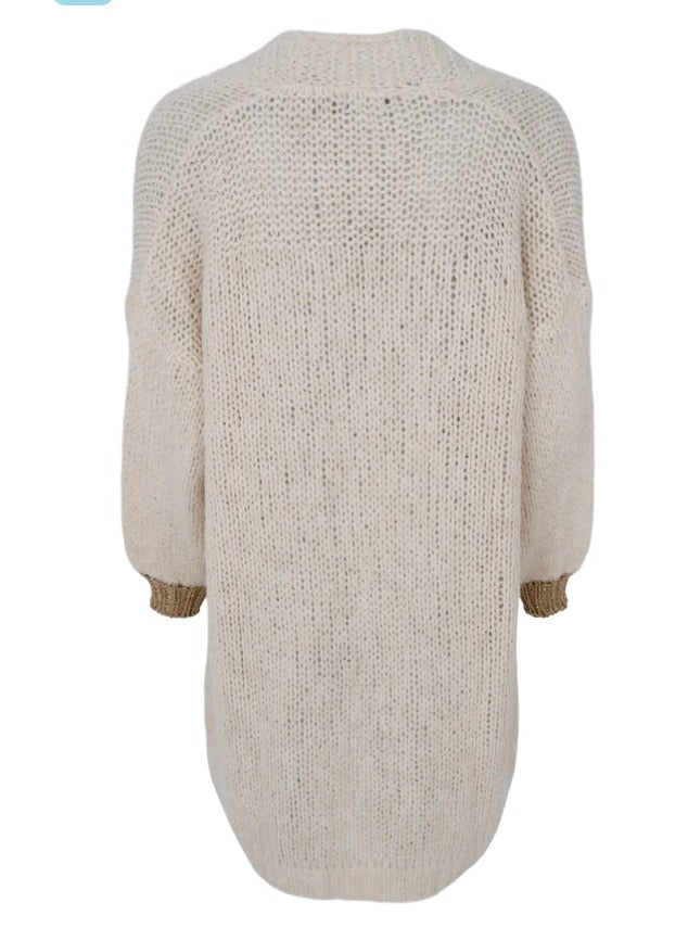 BC LISSIE KNIT CARDIGAN - OFF WHITE