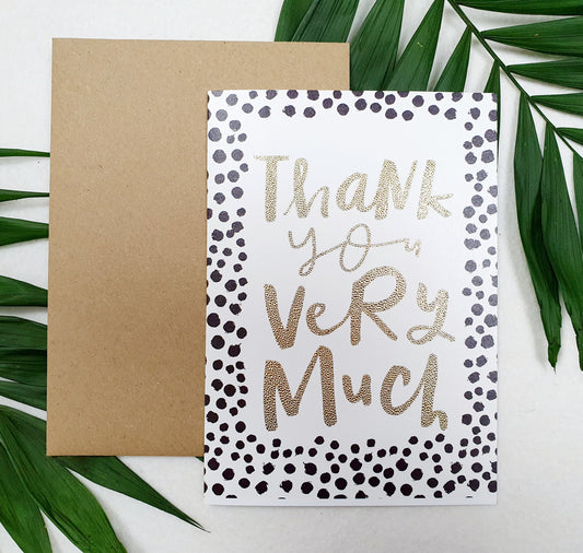 "Thank You" Greeting Card