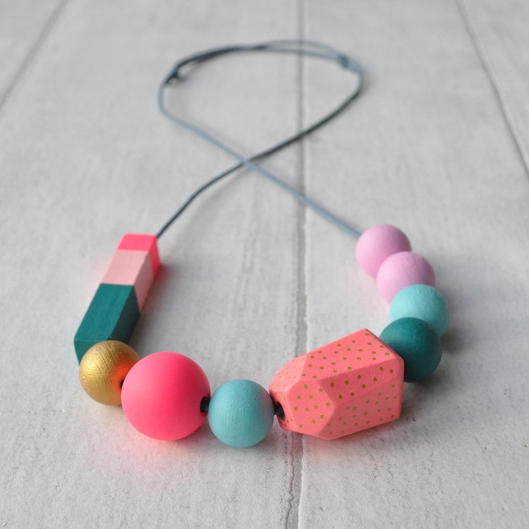 Jewel Coral Necklace