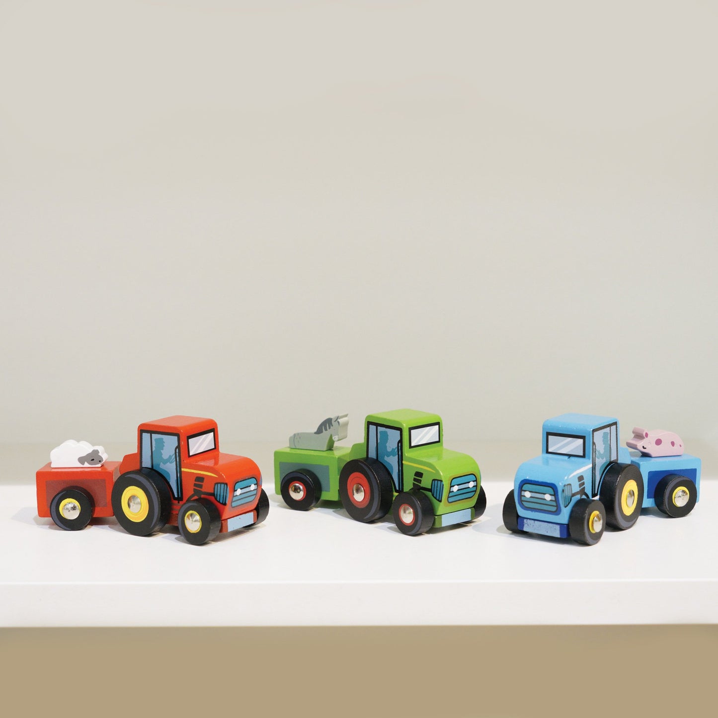 Le Toy Van Tractor Trails Set Of 3