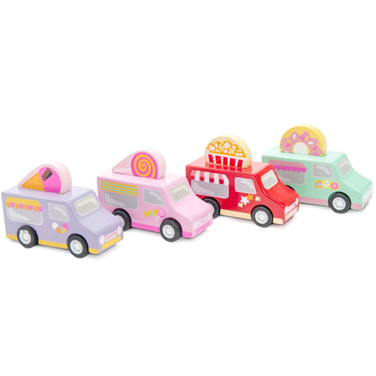 Le Toy Van Pull Back Sweets 'n Treats Set of 3 Assorted Vehicles
