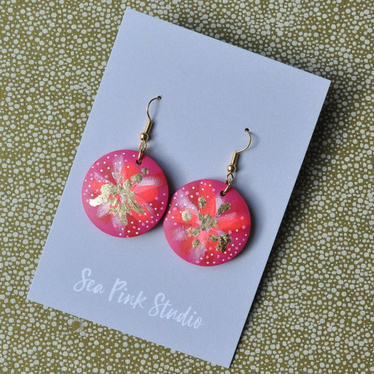 Jewel Pink Earrings