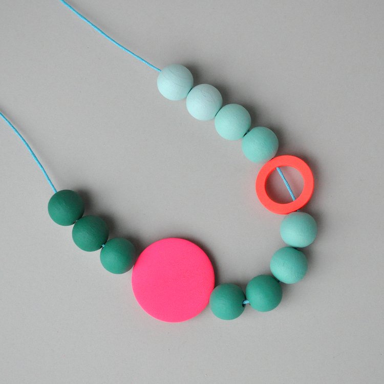 Ombre Green Necklace