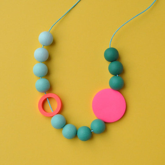 Ombre Green Necklace