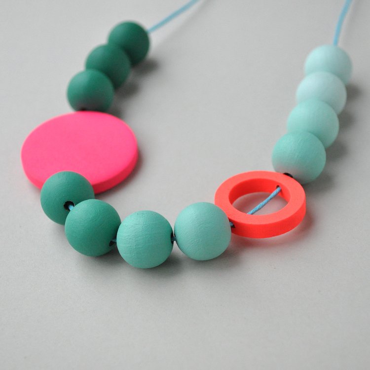 Ombre Green Necklace
